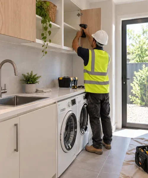 Laundry renovations in Pakenham