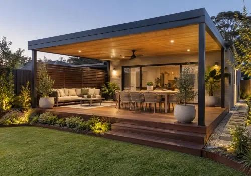 Outdoor living and structure construction for residential properties